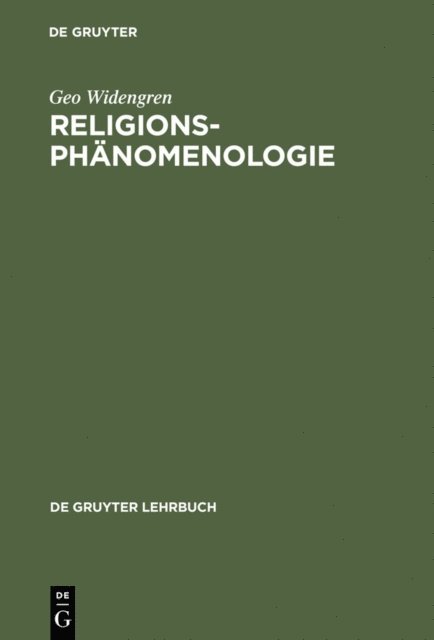 Geo Widengren - Religionsphänomenologie, E-bok