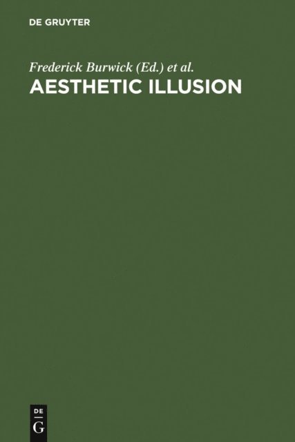 Walter Pape, Frederick Burwick - Aesthetic Illusion, E-bok