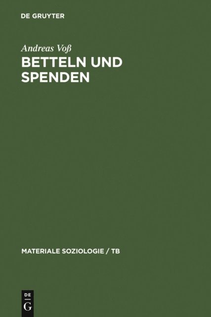 Andreas Vo - Betteln und Spenden, E-bok