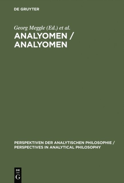 Ulla Wessels, Georg Meggle - Analyomen / Analyomen, E-bok