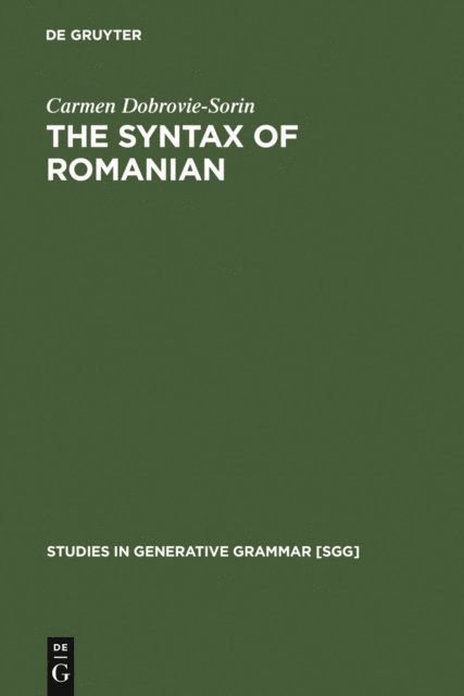 Carmen Dobrovie-Sorin - Syntax of Romanian, E-bok
