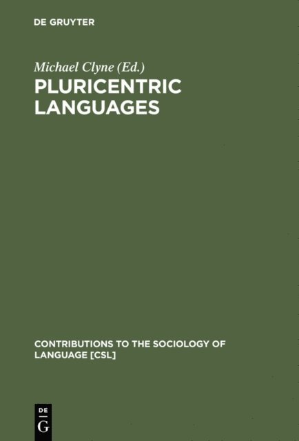 Michael Clyne - Pluricentric Languages, E-bok