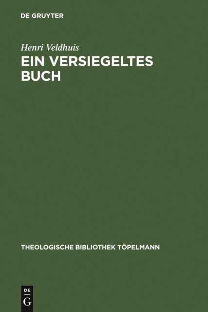 Henri Veldhuis - Ein versiegeltes Buch, E-bok