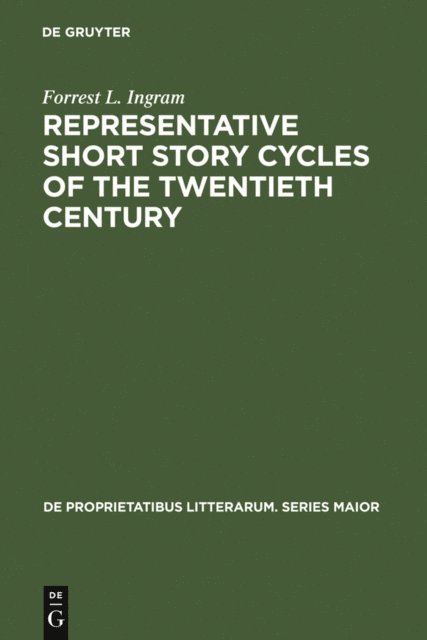 Forrest L. Ingram - Representative Short Story Cycles of the Twentieth Century, E-bok