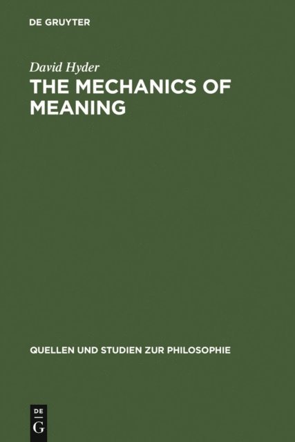 David Hyder - Mechanics of Meaning, E-bok