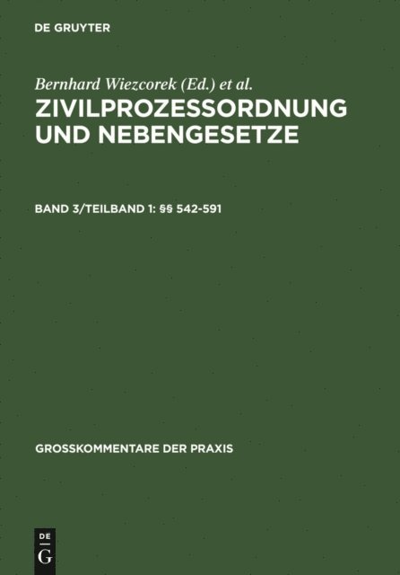 Hans-Gunther Borck, Volker Michael Janich, Hanns Prutting - §§ 542-591, E-bok