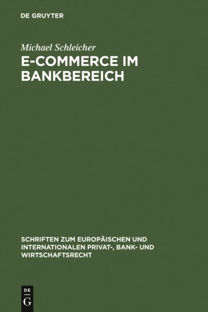 Michael Schleicher - E-Commerce im Bankbereich, E-bok