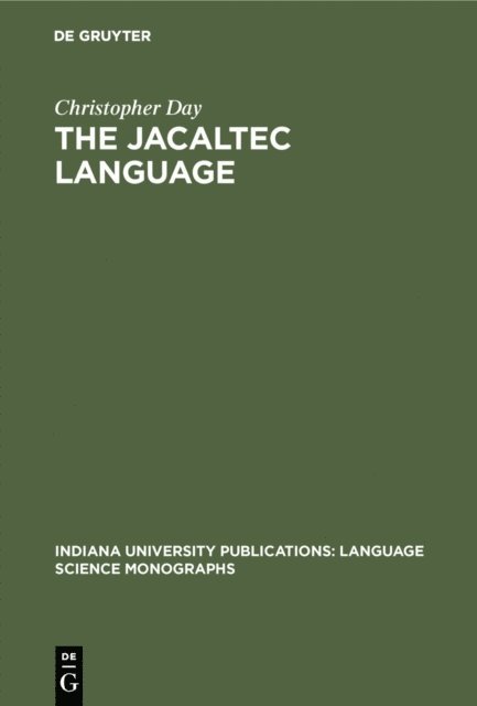 Christopher Day - Jacaltec Language, E-bok