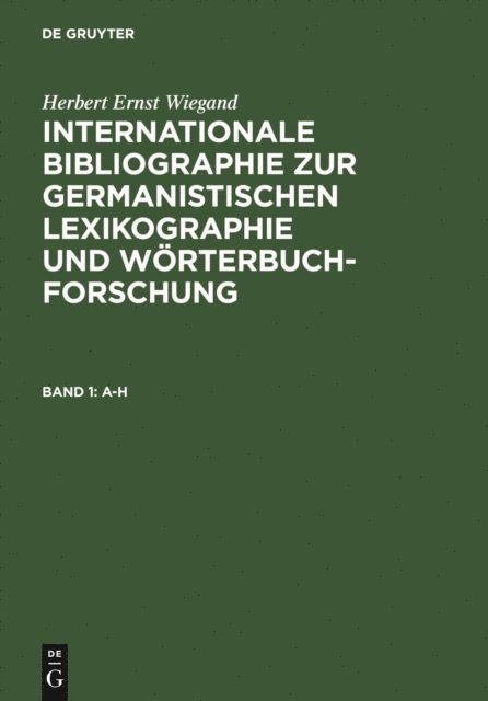 Herbert Ernst Wiegand - A-H, E-bok