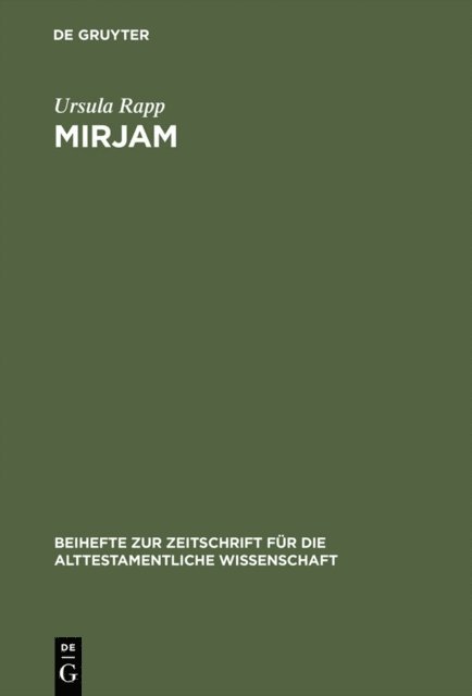 Ursula Rapp - Mirjam, E-bok