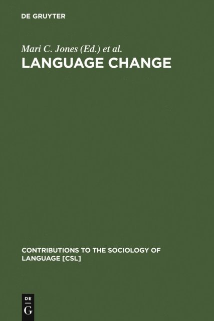 Edith Esch, Mari C. Jones - Language Change, E-bok