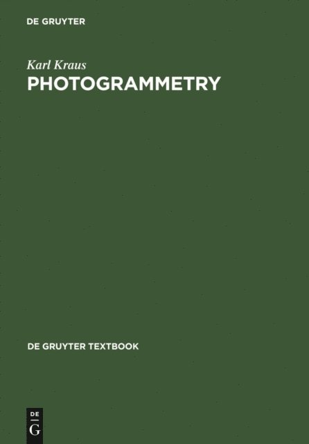 Karl Kraus - Photogrammetry, E-bok