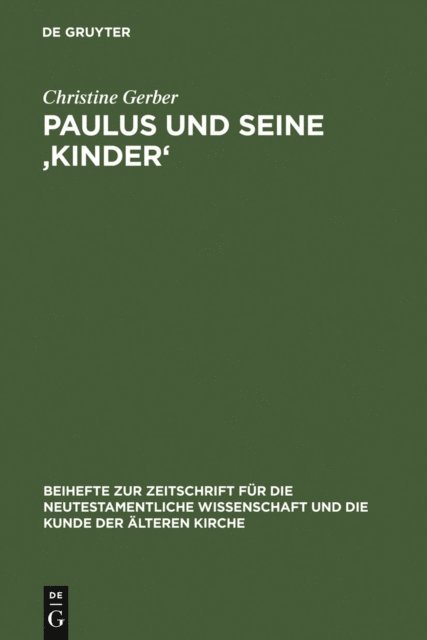 Christine Gerber - Paulus und seine ‚Kinder', E-bok