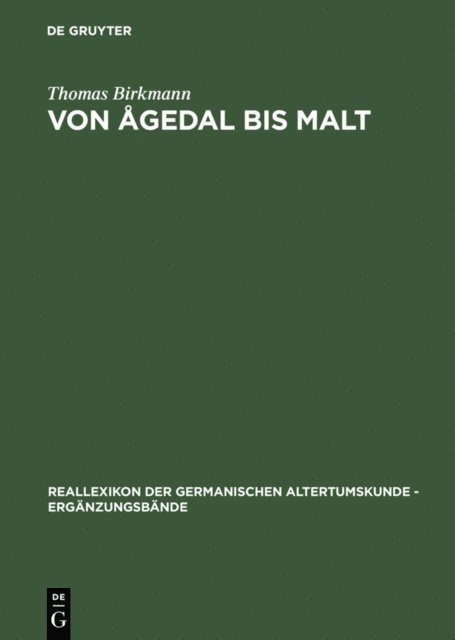 Thomas Birkmann - Von Ågedal bis Malt, E-bok