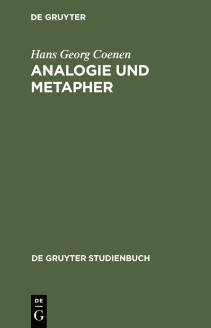 Hans Georg Coenen - Analogie und Metapher, E-bok