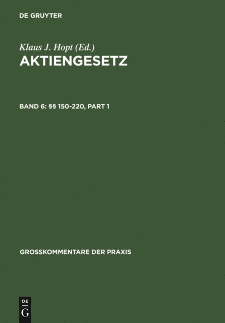 Heribert Hirte, Kaspar Frey, Herbert Wiedemann, Herbert Bronner - §§ 150-220, E-bok