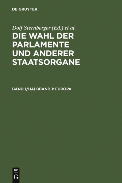 Klaus Landfried, Dieter Nohlen, Bernhard Vogel, Dolf Sternberger - Europa, E-bok