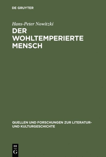 Hans-Peter Nowitzki - Der wohltemperierte Mensch, E-bok