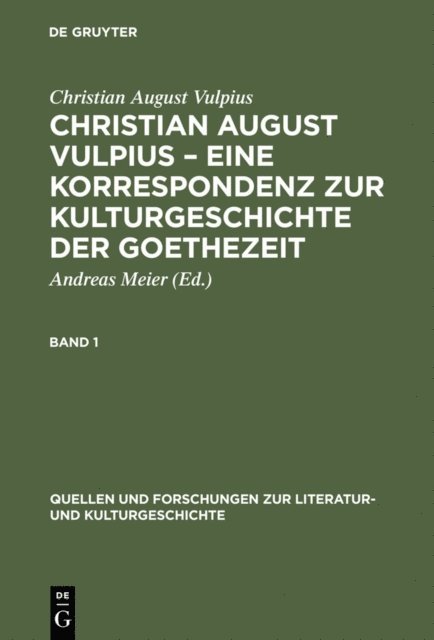 Andreas Meier - Band 1: Brieftexte. Band 2: Kommentar, E-bok