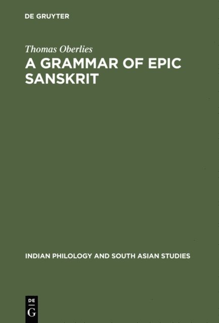 Thomas Oberlies - Grammar of Epic Sanskrit, E-bok