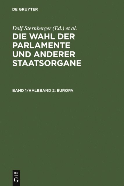 Klaus Landfried, Dieter Nohlen, Bernhard Vogel, Dolf Sternberger - Europa, E-bok