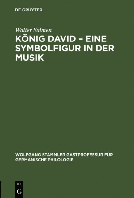 Walter Salmen - König David – Eine Symbolfigur in der Musik, E-bok
