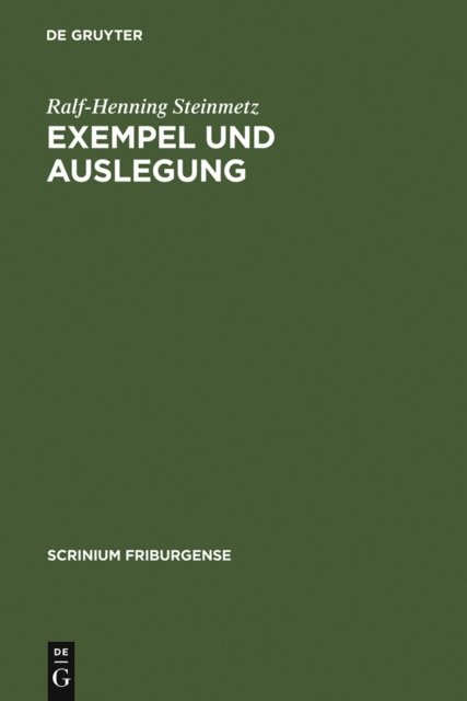 Ralf-Henning Steinmetz - Exempel und Auslegung, E-bok