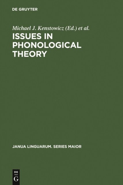 Charles W. Kisseberth, Michael  J. Kenstowicz - Issues in Phonological Theory, E-bok
