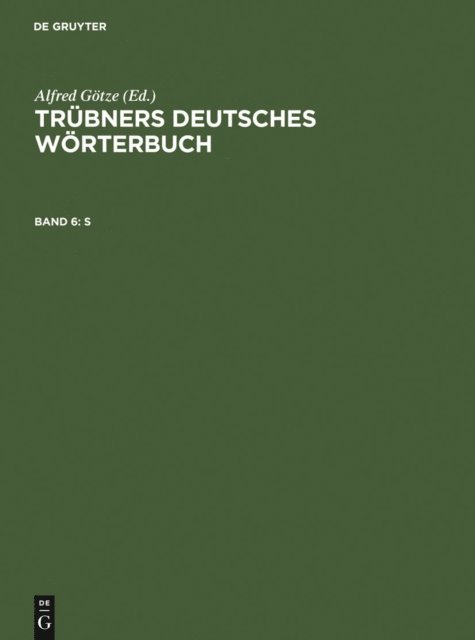 Walther Mitzka - S, E-bok