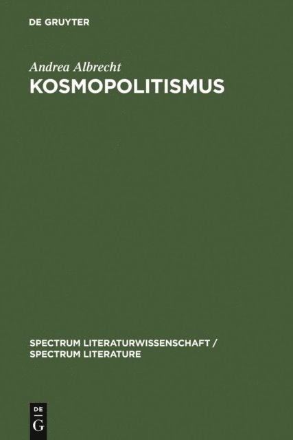 Andrea Albrecht - Kosmopolitismus, E-bok