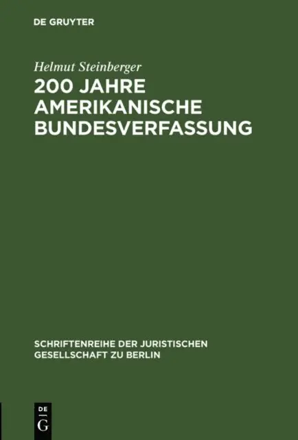 Helmut Steinberger - 200 Jahre amerikanische Bundesverfassung, E-bok. Tillgänglighet: Lägg i varukorg