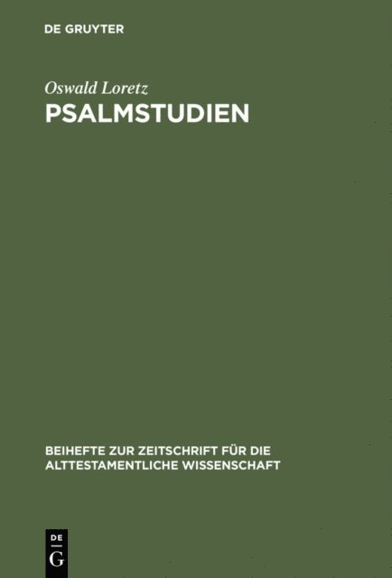 Oswald Loretz - Psalmstudien, E-bok