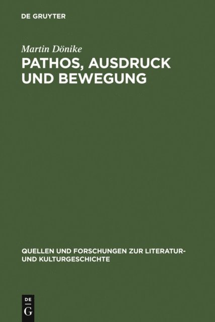 Martin Donike - Pathos, Ausdruck und Bewegung, E-bok