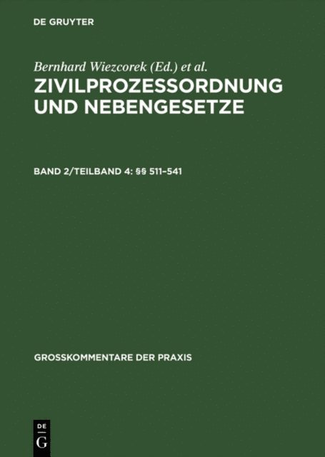 Uwe Gerken - §§ 511–541, E-bok