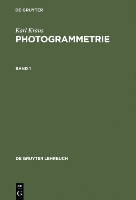 Karl Kraus - Photogrammetrie, E-bok