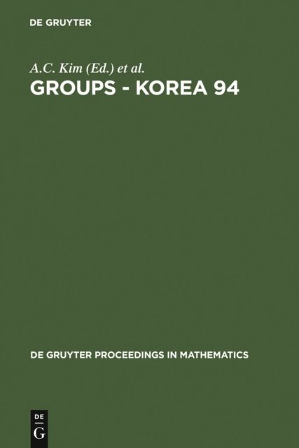 D.L. Johnson, A.C. Kim - Groups - Korea 94, E-bok