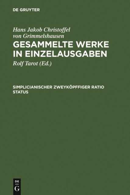 Rolf Tarot - Simplicianischer Zweyköpffiger Ratio Status, E-bok