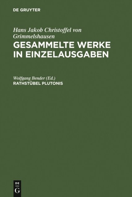 Wolfgang Bender - Rathstübel Plutonis, E-bok