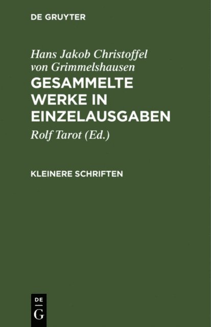 Rolf Tarot - Kleinere Schriften, E-bok