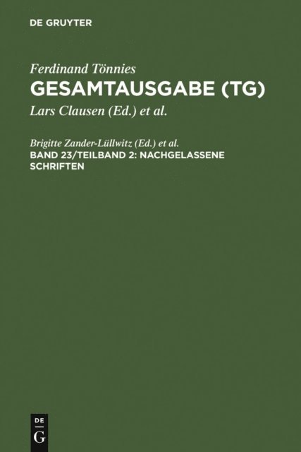 Jurgen Zander, Brigitte Zander-Lullwitz - Nachgelassene Schriften, E-bok