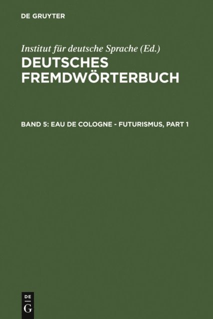 Oda Vietze, Herbert Schmidt, Isolde Nortmeyer, Heidrun Kamper, Gerhard Strau - Eau de Cologne - Futurismus, E-bok