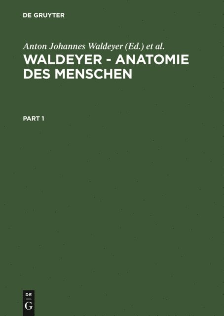 Robert Nitsch, Friedrich Anderhuber, Franz Pera, Jochen Fanghanel - Waldeyer – Anatomie des Menschen, E-bok