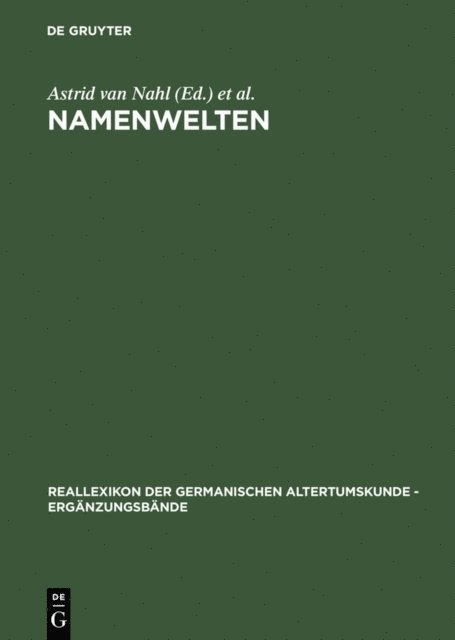 Stefan Brink, Lennart Elmevik, Astrid van Nahl - Namenwelten, E-bok