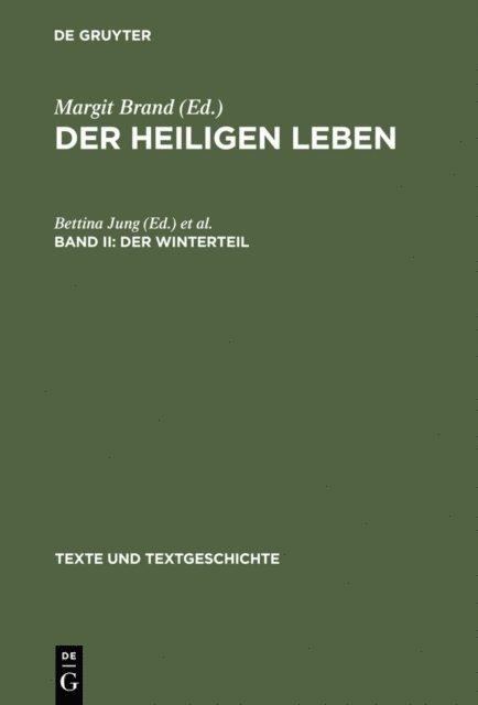 Werner Williams-Krapp, Bettina Jung - Der Winterteil, E-bok