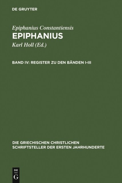 Arnd Rattmann, Christian-Friedrich Collatz - Register zu den Bänden I-III, E-bok