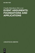 Event Arguments: Foundations and Applications