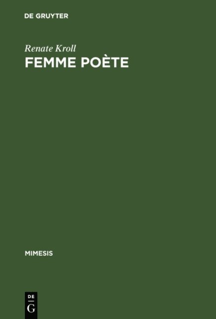 Renate Kroll - Femme poète, E-bok