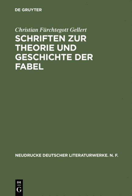 Siegfried Scheibe - Schriften zur Theorie und Geschichte der Fabel, E-bok