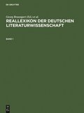 Reallexikon der deutschen Literaturwissenschaft