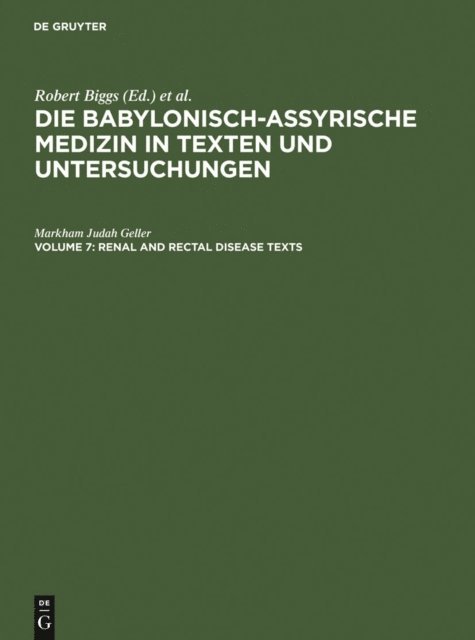 Markham Judah Geller - Renal and Rectal Disease Texts, E-bok